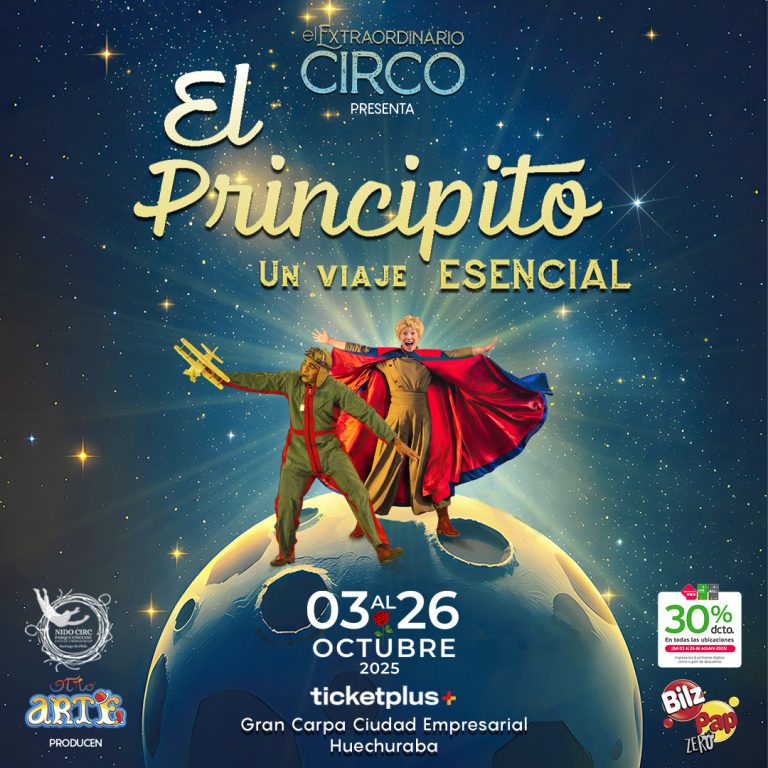 En el mes de octubre El Principito aterrizará en Extraordinario Circo.