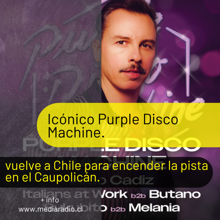 Icónico Purple Disco Machine vuelve a Chile para encender la pista en el Caupolicán